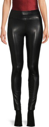 Estella Faux Leather Leggings-AA