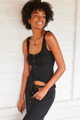 By Anthropologie Ribbed Pajama Tank Top