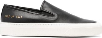 Slip-On Leather Sneakers-AA