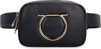 Vela Leather Belt Bag With Maxi Logo