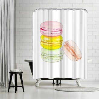 71 x 74 Shower Curtain, Macarons 4 by Alison B