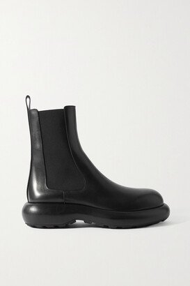 Leather Chelsea Boots - Black-AB