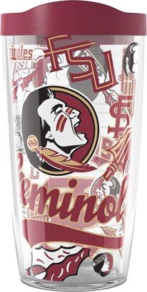 Florida State Seminoles 16 Oz Allover Classic Tumbler