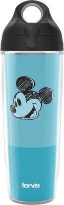 Tervis Disney Mickey Mouse Model Made in Usa Double Walled Insulated Tumbler Travel Cup Keeps Drinks Cold & Hot, 24oz Water Bottle, Classic - Open Mis