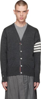 Gray Classic 4-Bar Cardigan