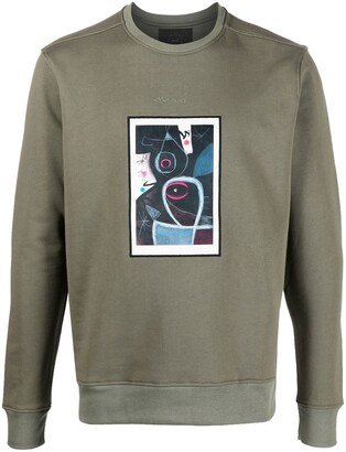 Le Somnambule abstract-print sweatshirt