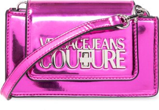 Shoulder Bag With Logo - Pink-AA