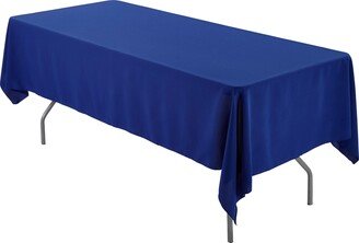 60 X 144 Rectangular Royal Blue Tablecloth Polyester | Wedding