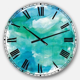 Designart Traditional Oversized Metal Wall Clock