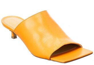 Stretch Leather Mule