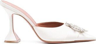 Begum 95mm crystal-embellished mules