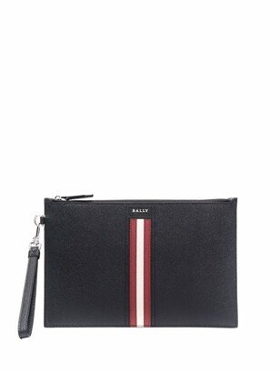 Logo Zipped Clutch-AA