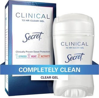 Secret Clinical Strength Antiperspirant & Deodorant Clear Gel - Completely Clean - 1.6oz