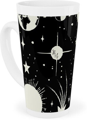 Mugs: Solar System Tall Latte Mug, 17Oz, Black