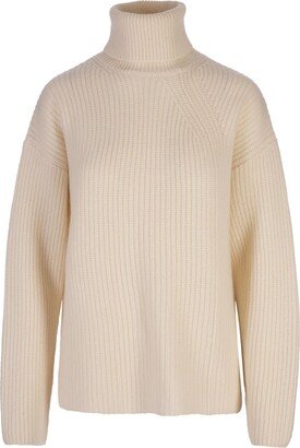 White Cashmere Turtleneck