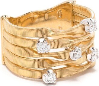 18kt Yellow Gold Diamond Multi-Band Ring