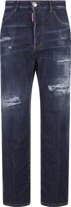 Dark Ripped Wash Boston Jeans-AB