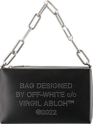 Logo Embellished Chain-Link Tote Bag