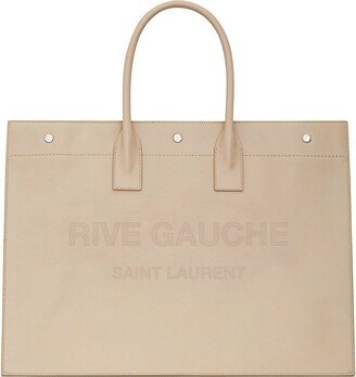 Rive Gauche Large Tote Bag in Vegetable-tanned Leather