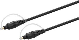 Monoprice S/PDIF (Toslink) Digital Optical Audio Cable - 10 Feet - Black | Gold Plated Ferrule,Molded Strain Relief