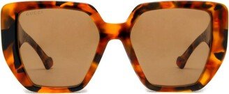 Oversized Square Frame Sunglasses-AC