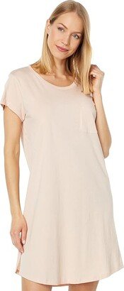 Organic Pima Cotton Carissa Sleepshirt (Cameo Pink) Women's Pajama