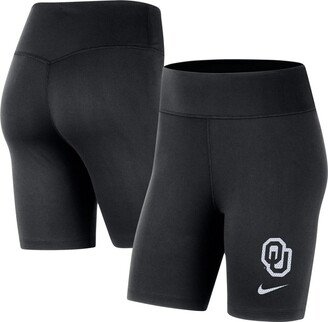 Women's Black Oklahoma Sooners Performance Biker Shorts