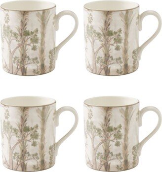 Kit Kemp for Spode Tall Trees 4 Piece Mugs Set, Service for 4