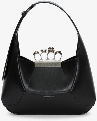 Women's The Jewelled Hobo Bag In Black