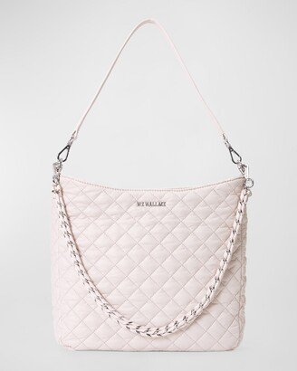 Crosby Quilted Leather Hobo Bag