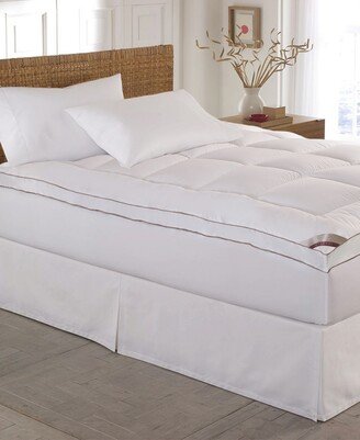 Home Gallery 2 Gusseted 100% Cotton Top Mattress Pad, Twin