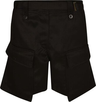 Front Pocket Belted Shorts