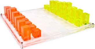 Neon Acrylic Chess Set