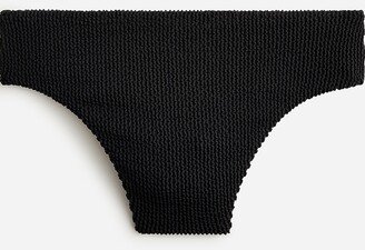 Scrunchie high-rise bikini bottom