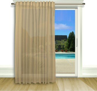 Lucerne Wanda Pleat Patio Curtain Panel w/Wand 104