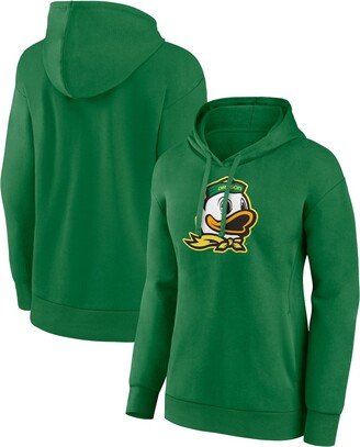 Women's Branded Green Oregon Ducks Evergreen Pullover Hoodie