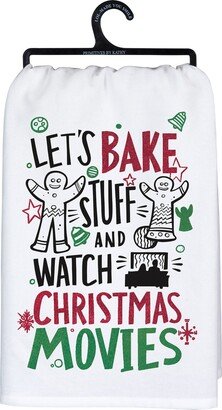 Let's Bake Stuff and Watch Christmas Movies' Kitchen Tea Towel