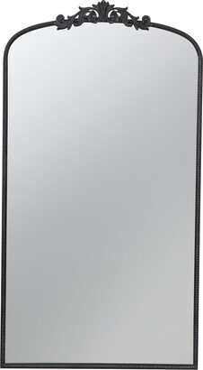 Baroque Inspired Wall Mirror - Black.