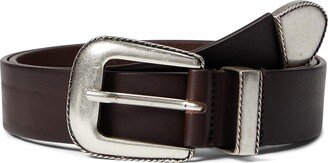 Calf Belt (Dark Brown) Men's Belts