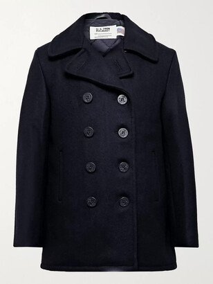 Melton Wool-Blend Peacoat-AB