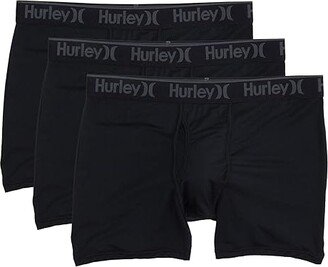 Supersoft Boxer Brief 3-Pack (Black) Men's Underwear