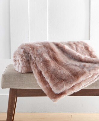 Lynx Faux Fur Throw, 50