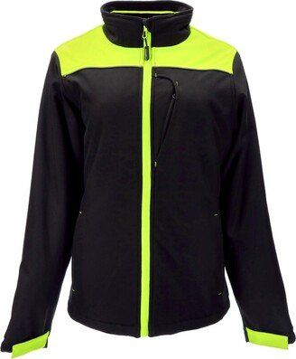 Women's Two-Tone Hi Vis Insulated Softshell Jacket, -20Â°F (-29Â°C) - Plus Size