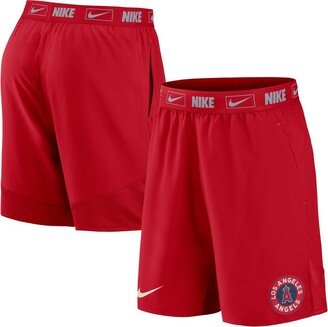 Men's Red Los Angeles Angels City Connect Performance Shorts