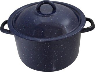 21qt Enamel on Steel Steamer Pot with Steaming Rack - Blue