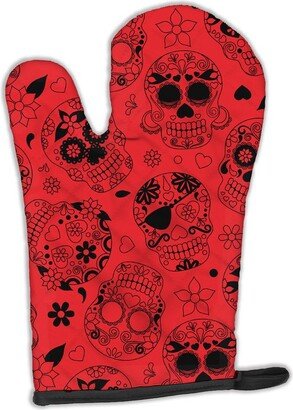 Day of the Dead Red Oven Mitt