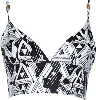 Le Réussi Amour Geometric Crop Top