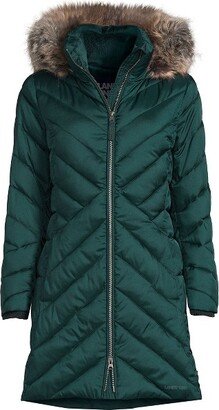 Women's Petite Insulated Cozy Fleece Lined Winter Coat - Small - Deep Balsam