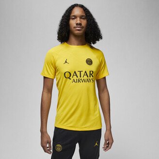 Men's Paris Saint-Germain Academy Pro Dri-FIT Soccer Top in Yellow