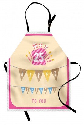 25th Birthday Apron